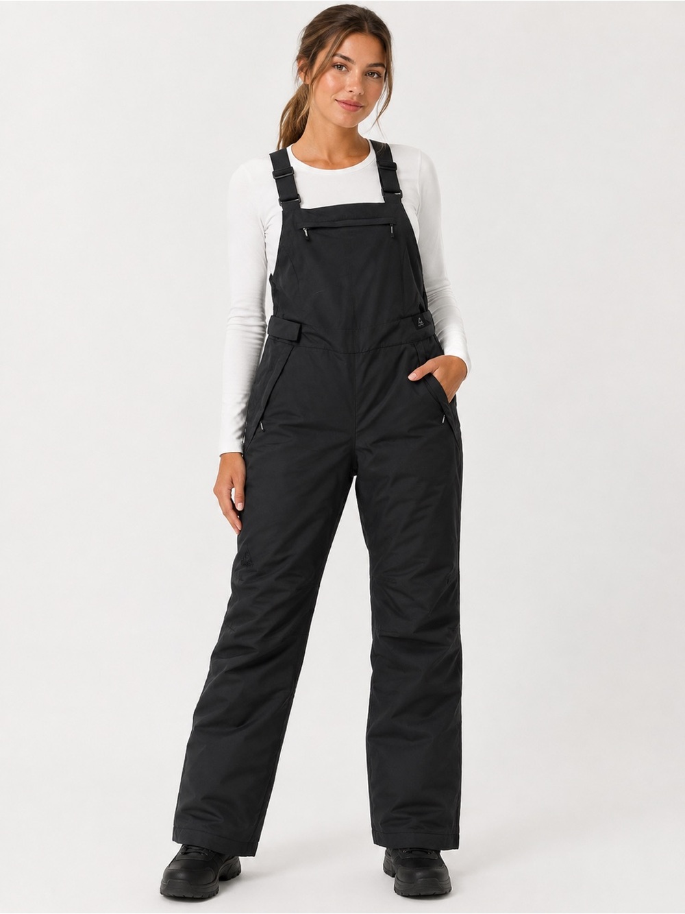 NWT Gerry Weber Black Insulated Bib Jumpsuit